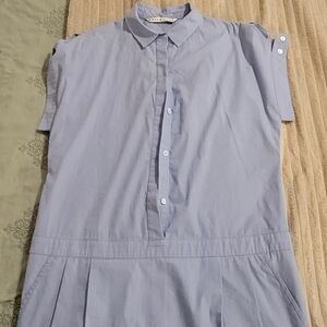 Trina Turk Sky Blue Shirt Dress